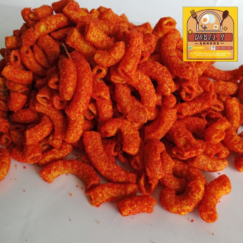 

Makaroni Bantet Pedas Daun jeruk 500gr