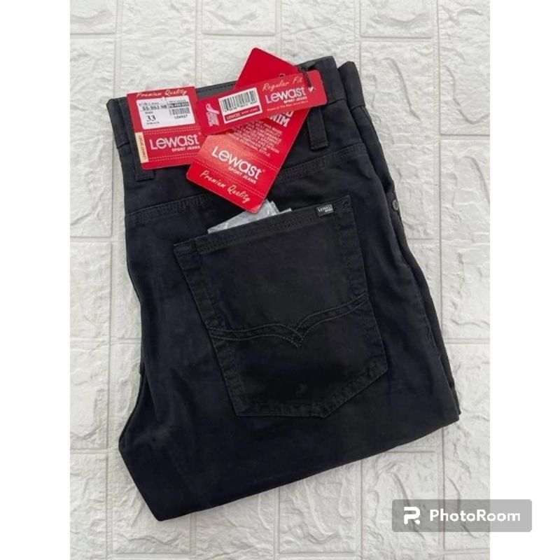 celana katun pria panjang lewast original