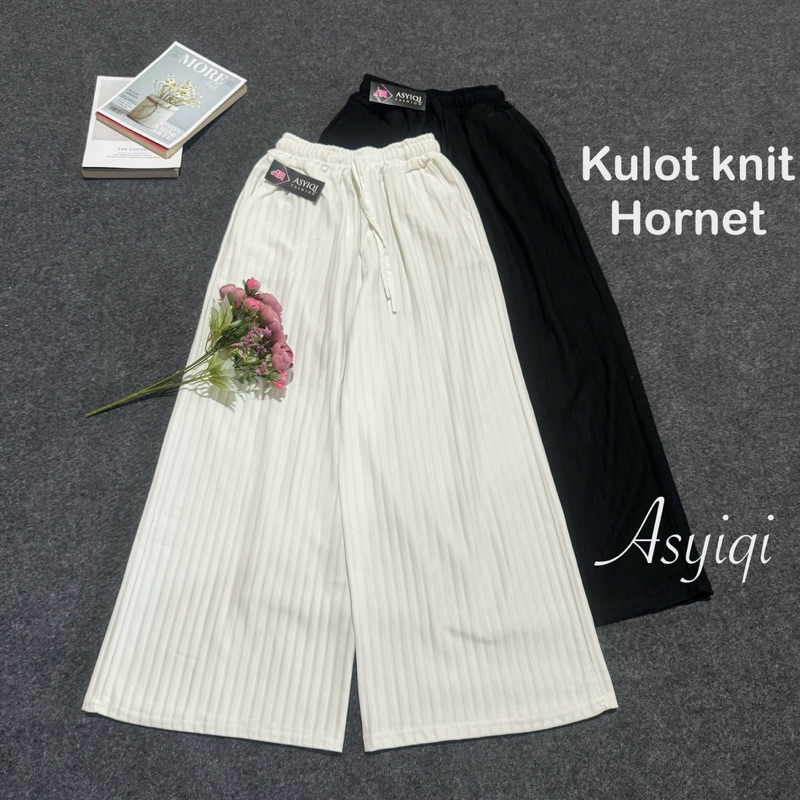 Celana Kulot Knit Hornet Tebal // Kulot Knit Premium