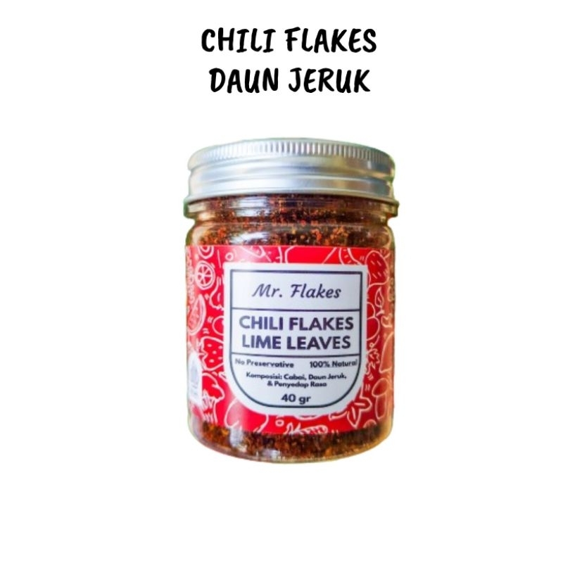 

Chili Flakes Cabe Bubuk Daun Jeruk Premium