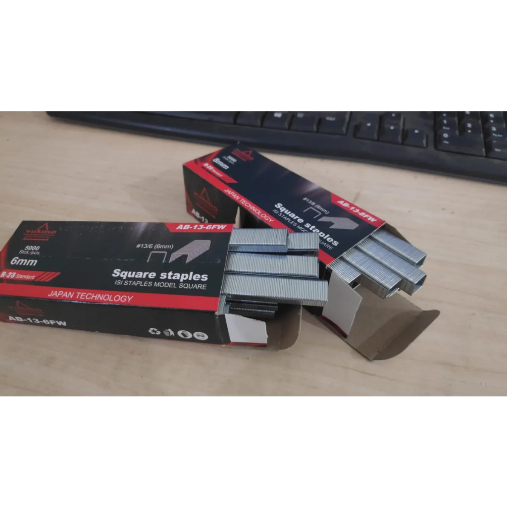 

ORIGINAL Refill Staples Tembak 13/6 Isi Ulang Staple Gun Tacker Hekter 6 mm R23