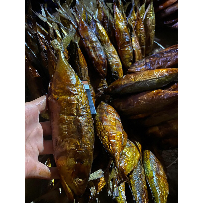 5 PCS IKAN BANYAR / KEMBUNG IKAN ASAP PANGGANG