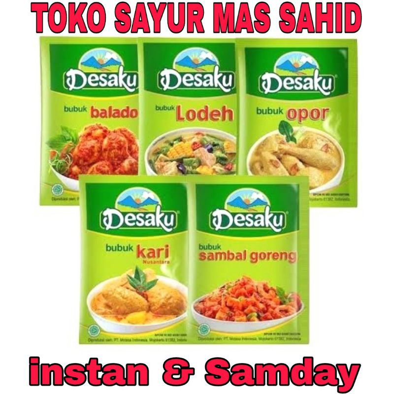 

Bumbu Desaku Sachet Balado / opor / Sambal goreng / Gulai