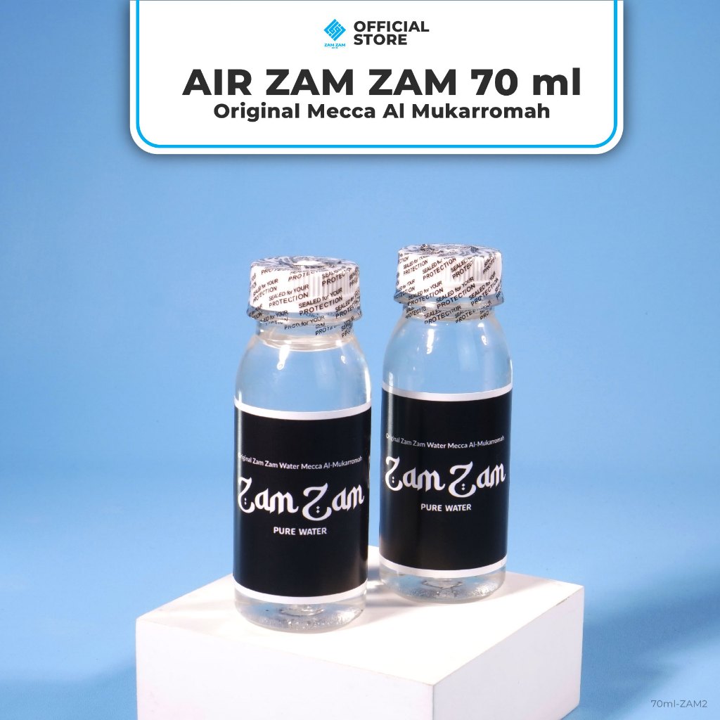 

[70ML-ZAM2] AIR ZAM ZAM ASLI MEKKAH AL MUKARROMAH - 70 ML