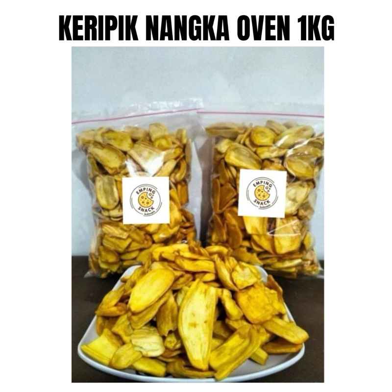 

Cemilan Keripik Nangka Oven Ukuran 1kg Super Laris Dan Best Seller