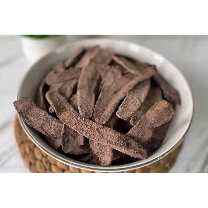 

Kripik Pisang Coklat 150Gr