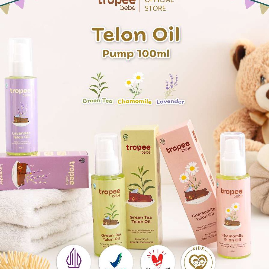 

KF7 Tropee Bebe Telon Oil 1ml Minyak Telon Aromatic Hangat Tahan Lama Minyak Berkhasiat Minyak Wangi Bayi