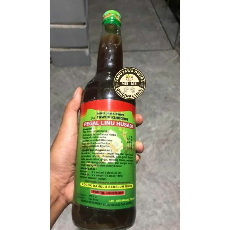 

TAWON KLANCENG 600 ml "ASLI"100% PEGAL LINU HUSADA