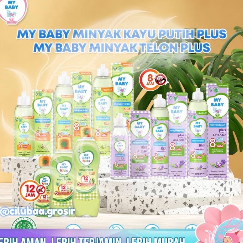 

HJ6 MY BABY Kids Minyak Kayu Putih Plus 12 Jam 15 mL 9mL 6mL MY BABY Minyak Telon Plus Eucalyptus Lavender 6ml 9ml 15ml Minyak Telon Plus Bayi Anti Nyamuk Tahan Lama 8 Jam Minyak Kayu Putih Anak Anti dari gigitan nyamuk 12 Jam