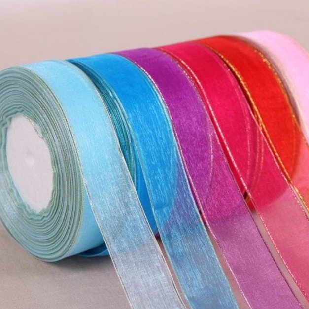 

Cashback 1 Slop Pita Organdi List Mas 1 Inch Pita Organdy List Emas 25 Cm Pita Organdi List Emas Warna Pita Organza Pita kado Warna Pita Organdy List Hl 1
