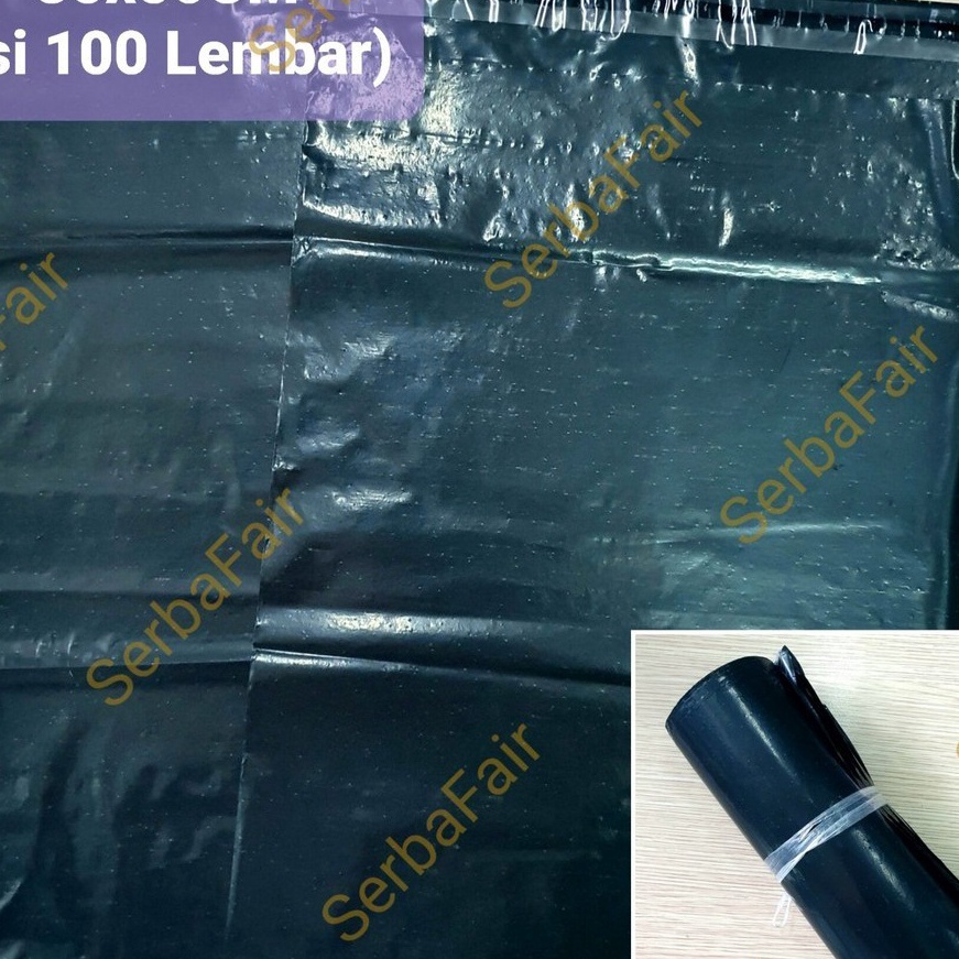 

KF7 Polymailer Hitam 35x5 Amplop Lem Seal Plastik Packing Online isi 1 Kualitas Medium