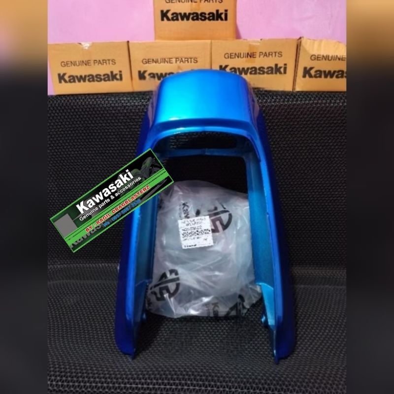 Cover body belakang ninja R ninja ss biru original kawasaki
