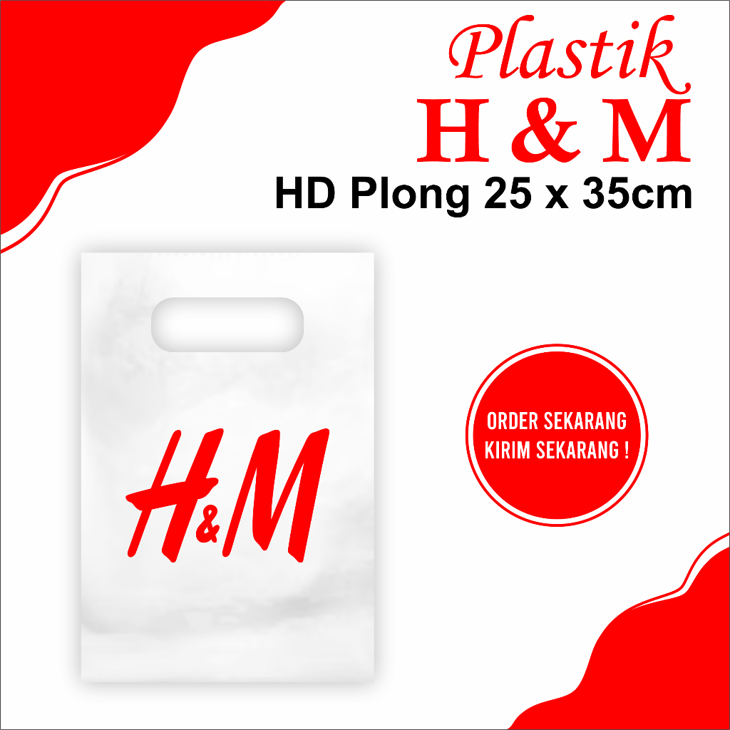 

Isi 50 Pcs, HD Plong (Size 25cm x 35cm) , Plastik H&M, Kantong H&M, Plastik Distro, Plastik Kaos, Plastik Custom, Plastik Murah, Plastik Kaos, Plastik Jaket