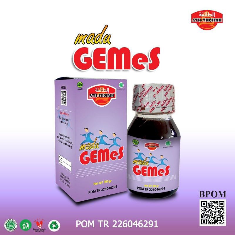 

Madu Gemes At Thoifa 350gr Herbal Gemuk Badan Penambah Nafsu Makan - Madu - pusatherbal_02