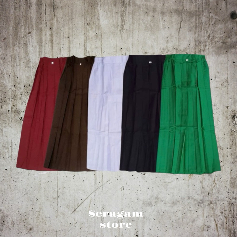 seragam sekolah sd,seragam sekolah anak sd,rok sd rempel,rok sd warna merah coklat putih hitam hijau
