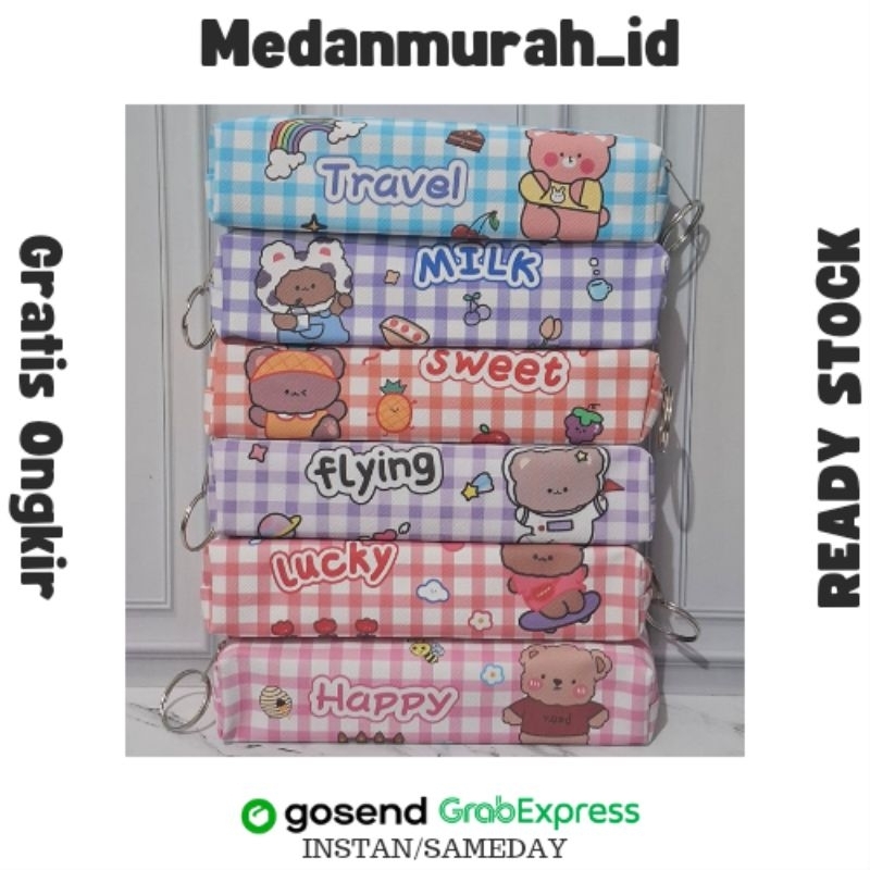 

Kotak Pensil Panjang Motif Beruang Kotak Lucu Unik Medan