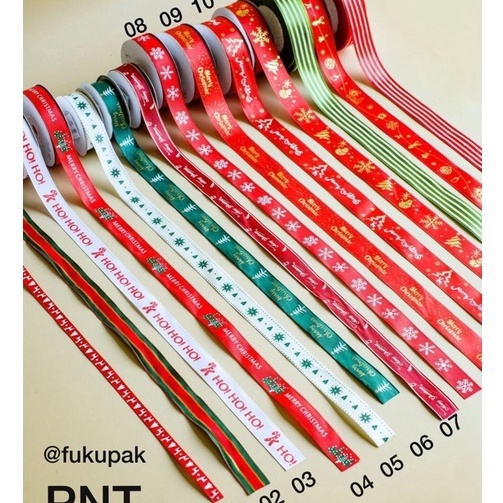 

HJ6 Pita Natal TERMURAH Christmas Ribbon