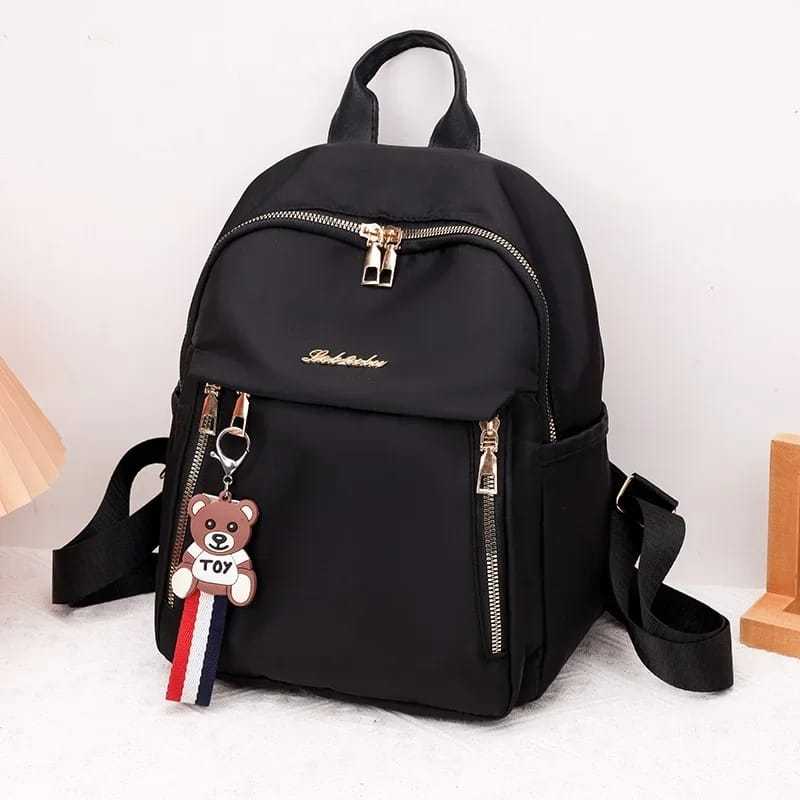 New Tas Ransel Waterproof Terbaru Wanita 2025 Fashion Bahan Nylon IMFORT Tas Backpack Sekolah Ransel