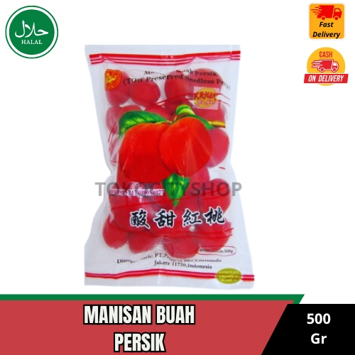 

Manisan Buah Persik / Manisan Buah Dewa Peach 500gr