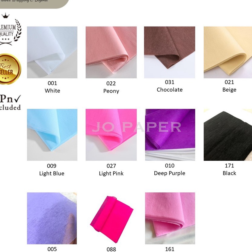 

KI3 283 LEMBAR Kertas Tissue Tisu Florist Buket Bunga Korea Tissue Paper Craft Wrapping Packaging