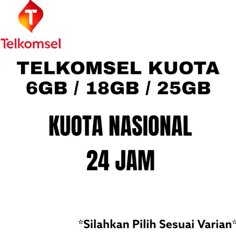 Perdana Kuota Telkomsel 25GB