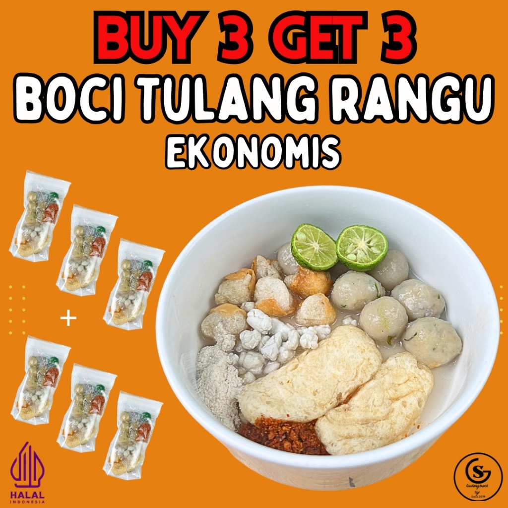 

BUY 3 GET 3 BOCI TULANG RANGU EKONOMIS