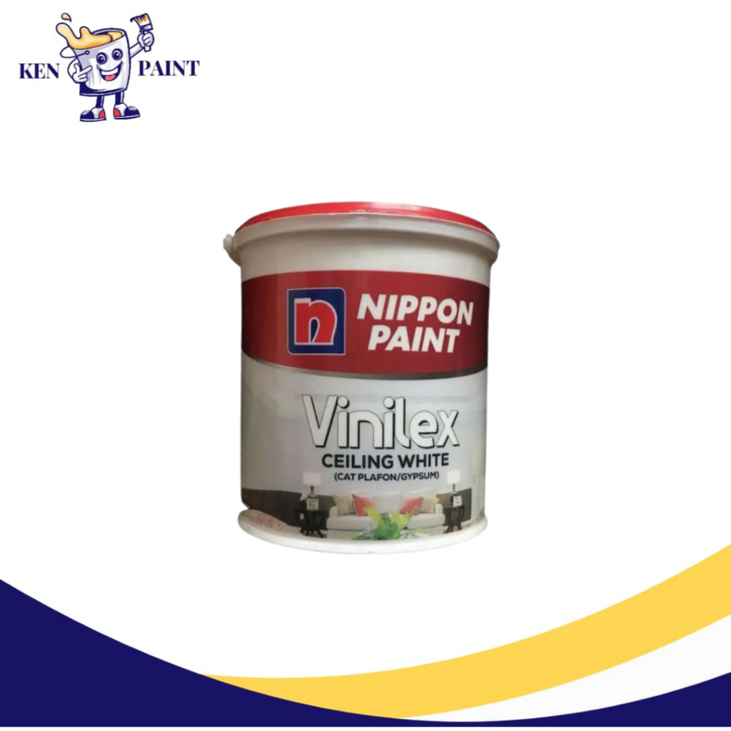 NIPPON VINILEX CEILING WHITE (5 KG) - CAT PLAFON & GYPSUM NIPPON PAINT
