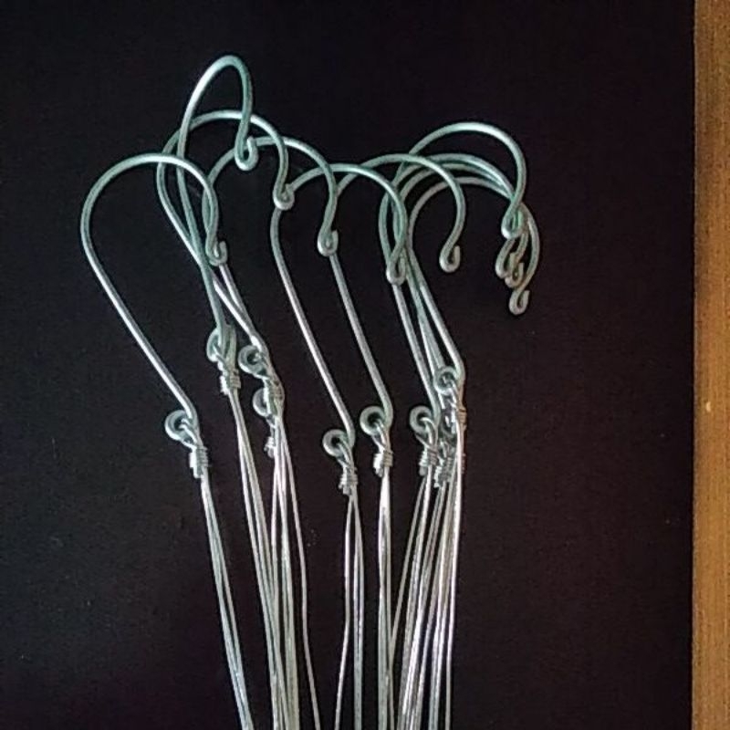 gantungan pot besar panjang kaki 60cm ,berkaki 3,(10 pcs)
