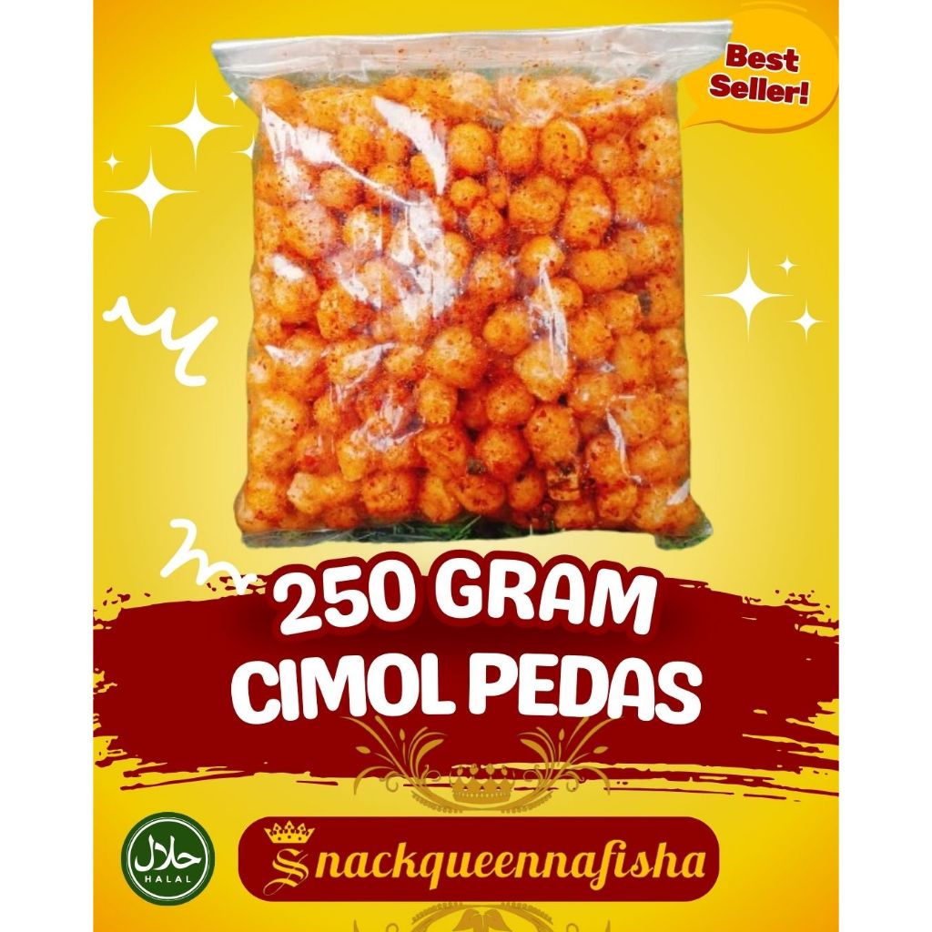 

Cimol crispy pedas daun jeruk isi 250gram