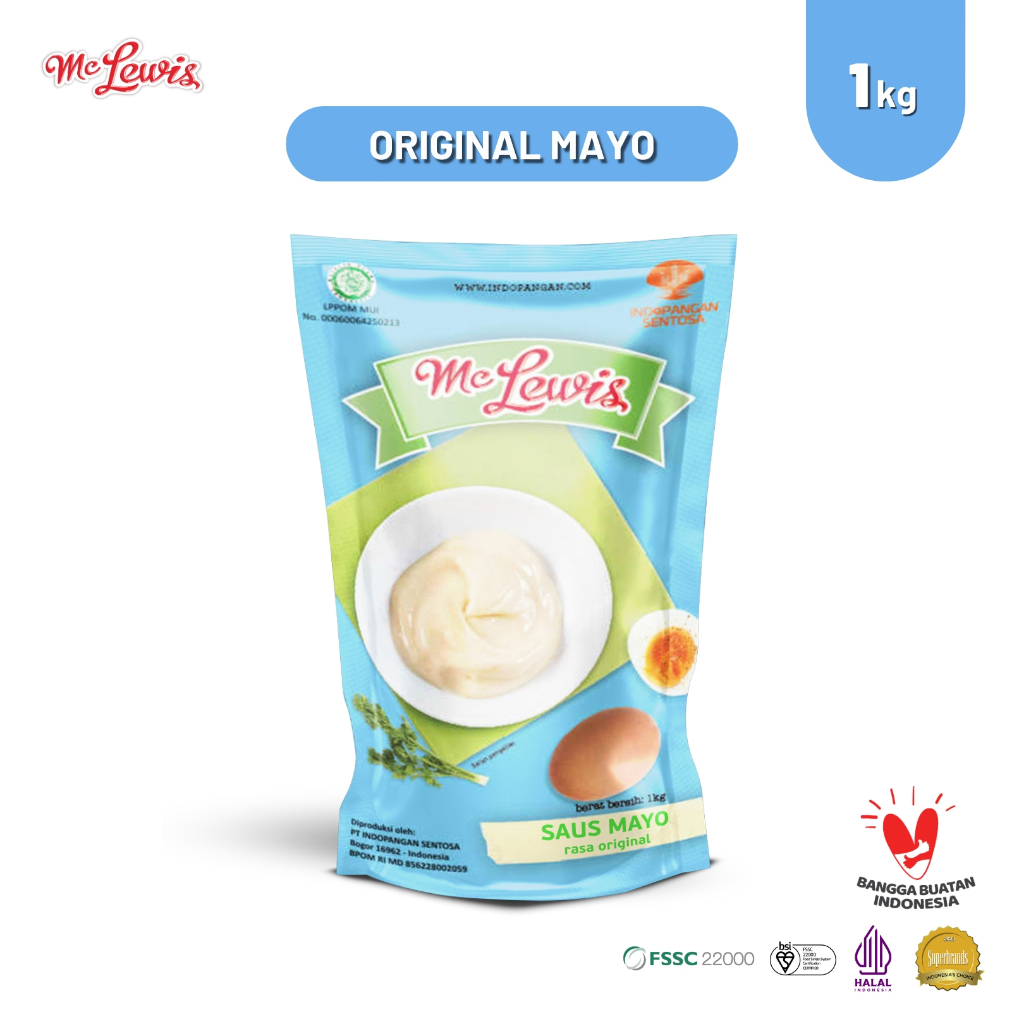 

MC LEWIS Mayo Original 1kg / Mayonaise rasa ori