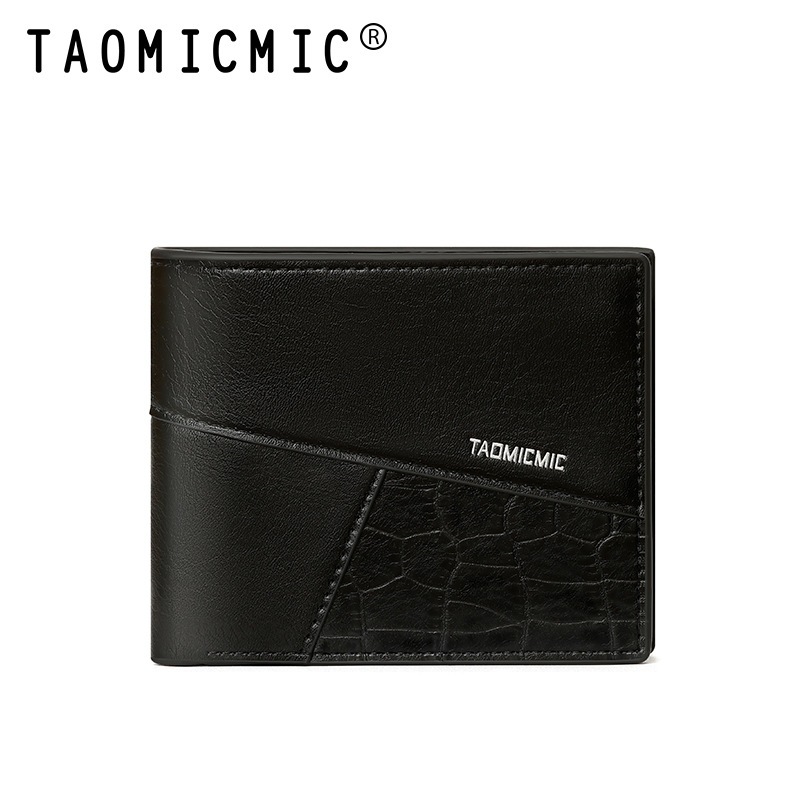 TAOMICMIC S3109 Dompet Cowok Bahan Kulit PU Leather Premium Dompet Lipat Pria