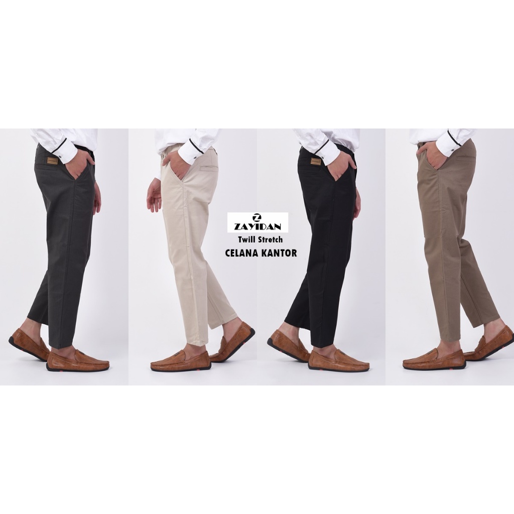 Celana Sirwal Kantor Pria Zayidan Muslim Pria - Office Laa Isbal | Bahan Premium Kualitas Import