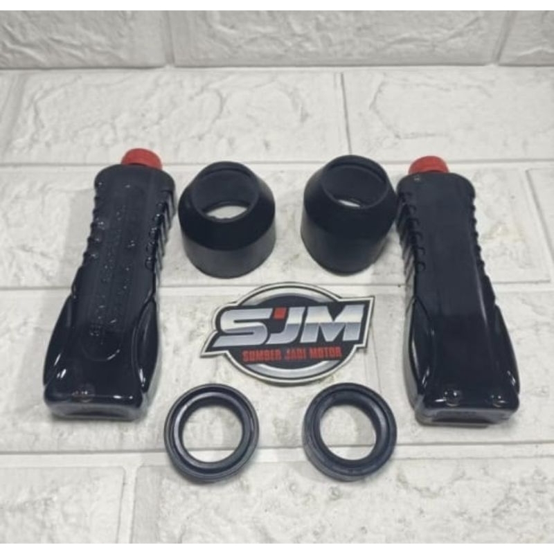 Seal sil karet debu sok shock skok depan rc 100 80 bravo spirit  rc100 rc80 dan oli shock