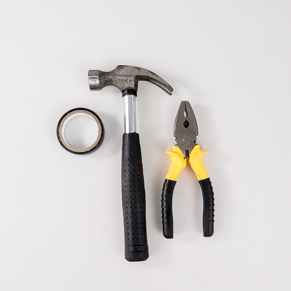 Supermarket Import Tool Kit Set Perkakas 9 In 1 Perkakas Tukang Kayu Full Set Bengkel Kebun Perkakas