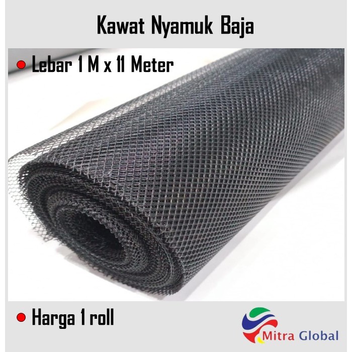 Kawat Nyamuk Jaring Baja 1 Roll / Kasa Nyamuk / Jaring Kawat Parabola Anti Karat / Kasa Kawat Nyamuk