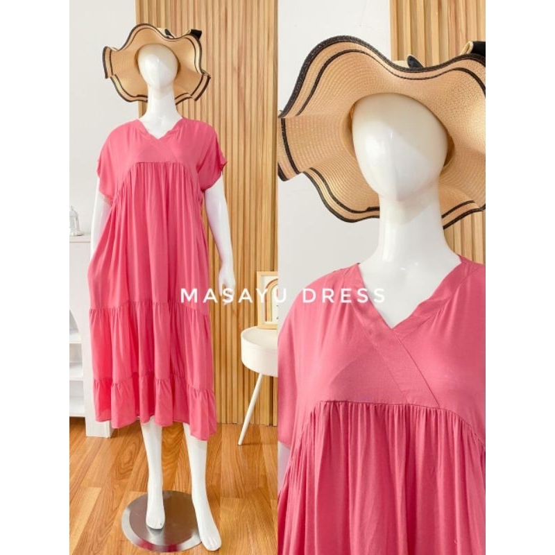 MASAYU DRESS HOMEDRESS 3 SUSUN ADEM WANITA KEKINIAN
