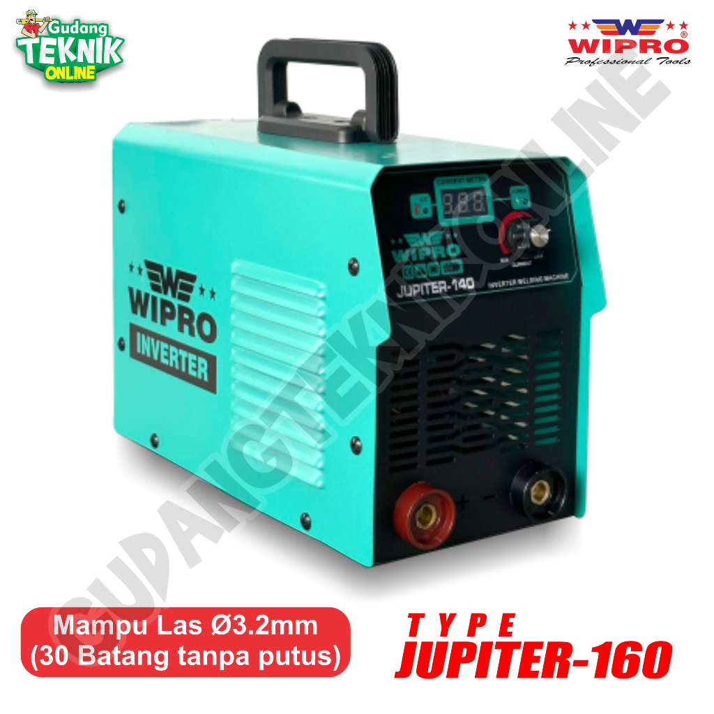 Travo Las Inverter WIPRO JUPITER-160 / Mesin Las 160A DC IGBT 1 Phase Inverter Welding 160A 1 Phase 
