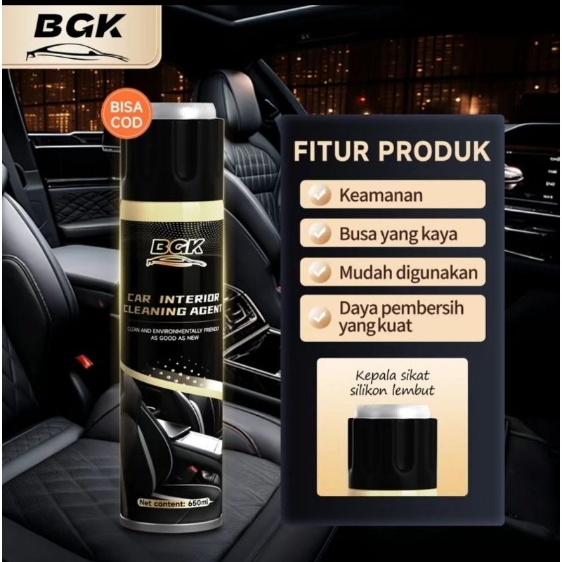 BGK CLEANING Pembersih Busa Multifungsi / Pembersih Interior Mobil / Multifunctional Foam Cleaner / 