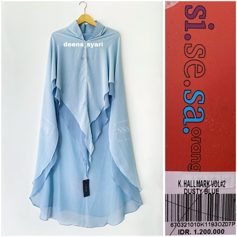 Sisesa khimar Berkha dusty blue