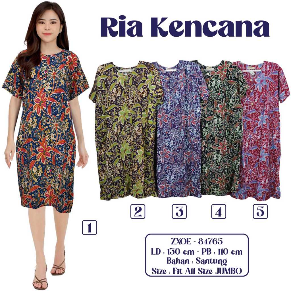 DASTER BATIK WANITA DASTER MURAH DAN KEKINIAN BISA COD RIA KENCANA