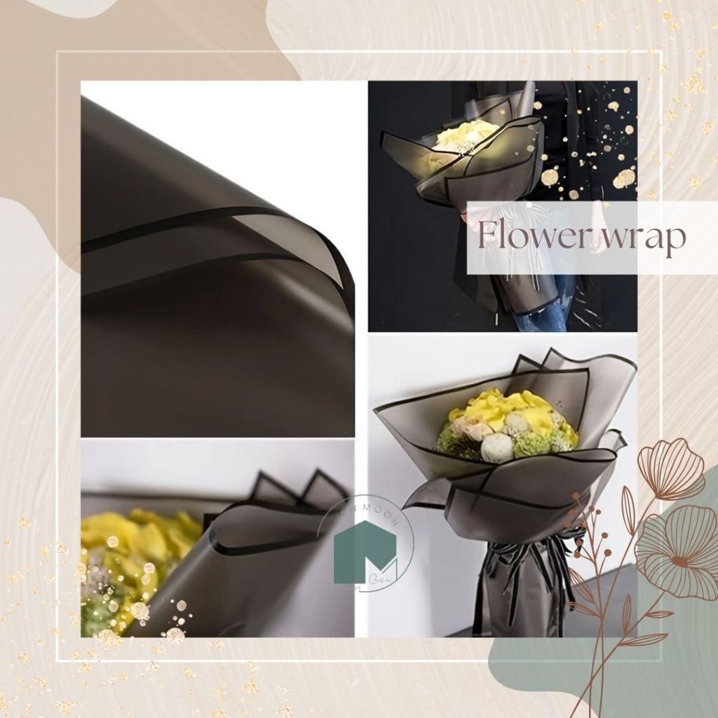 

Kertas bunga flower wrap cellophane kertas wrapping paper bouquet bungkus buket bunga Korea bahan florist