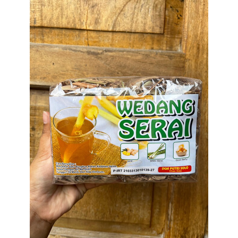 

(1pax/10bks) WEDANG REMPAH REMPAH GULA BATU MINUMAN TRADISIONAL ASLI SOLO WEDANG SERAI KELOR