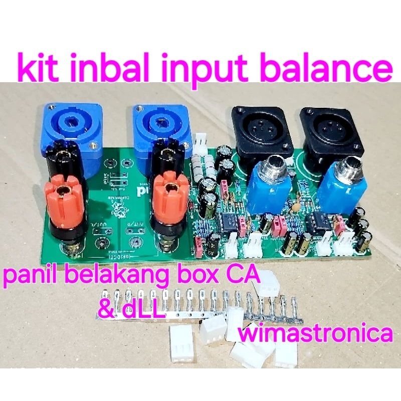 kit inbal input balance panil box thunder axtron xti-3000  CA5 CA10 CA15 CA20 CA30  dll