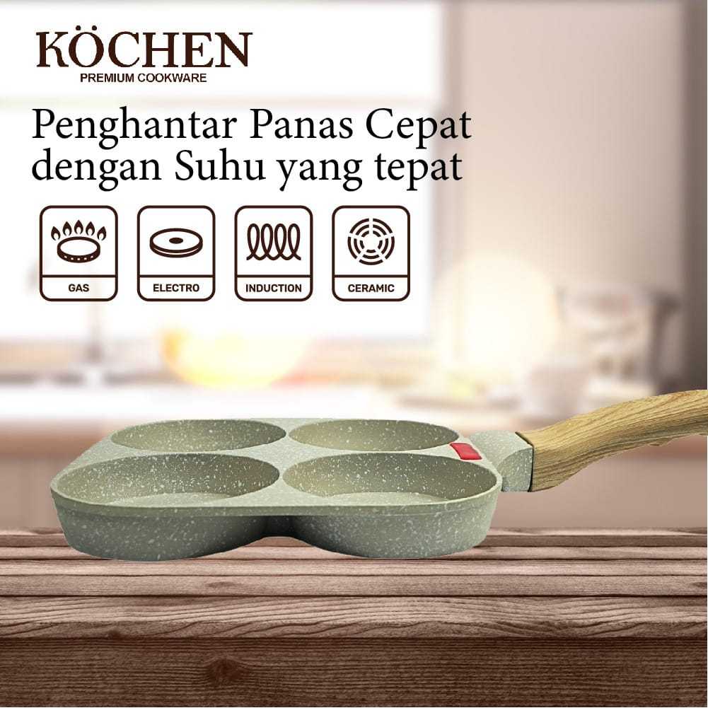EGG PAN GRANIT Anti Lengket Kochen Cookware