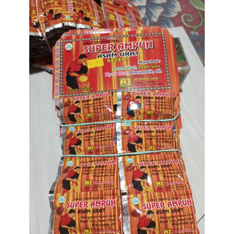 SUPER AMPUH ASAM URAT MENGOBATI: KECETIT,PEGALINU,NYERI OTOT, RHEUMATIK, NYERI TULANG, NYERI SENDI, 