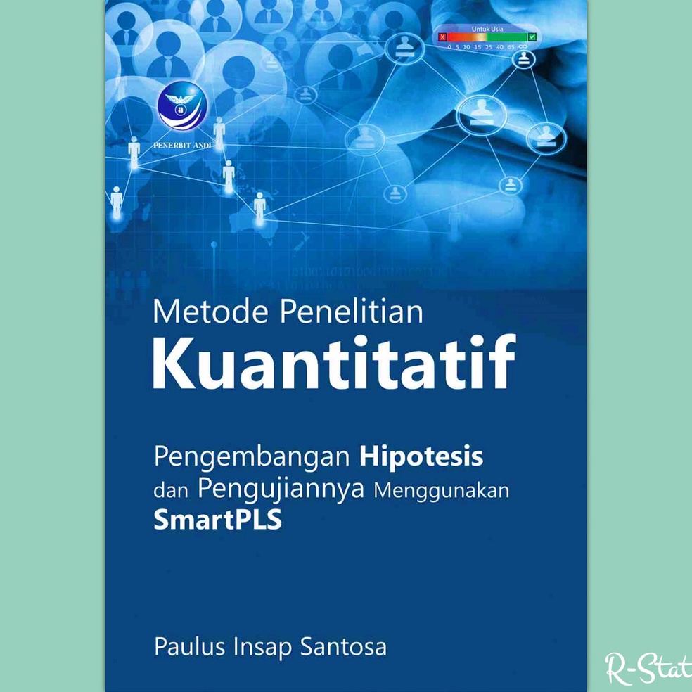 RStats Buku Smart PLS  SmartPLS Hipotesis dan Uji Statistik Metode Penelitian Kuantitatif KODE O7W5