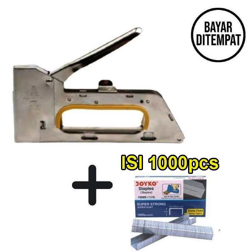 

KODE D5H2 Paket Staples Tembak Gun Tacker Isi atau Refil 138 Stapler Jok Staples Stepler Tembak Stepler Gun Stapler Tembak Stapler Gun