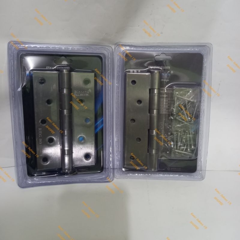 Engsel Tebal Stainless 5" inch BINOCHE / Engsel Pintu Stainless 5" in