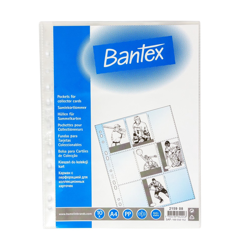 

KODE J9Z2 Bantex Collector Pocket Sleeve PP 1 sheets 2159 8