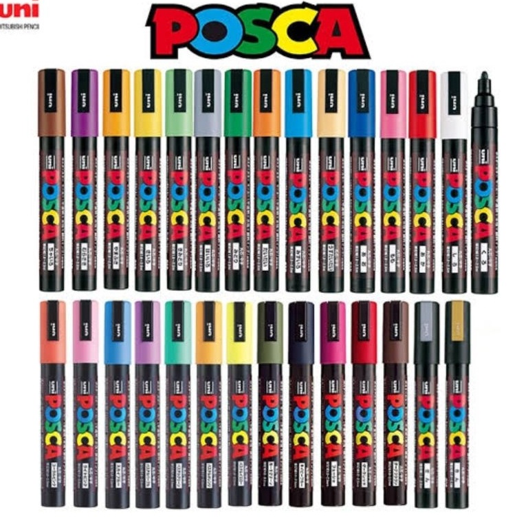 

SPIDOL POSCA PC5M PAINT MARKER UNI POSCA TERMURAH KALIGRAFI MUSHAF KODE A5O3